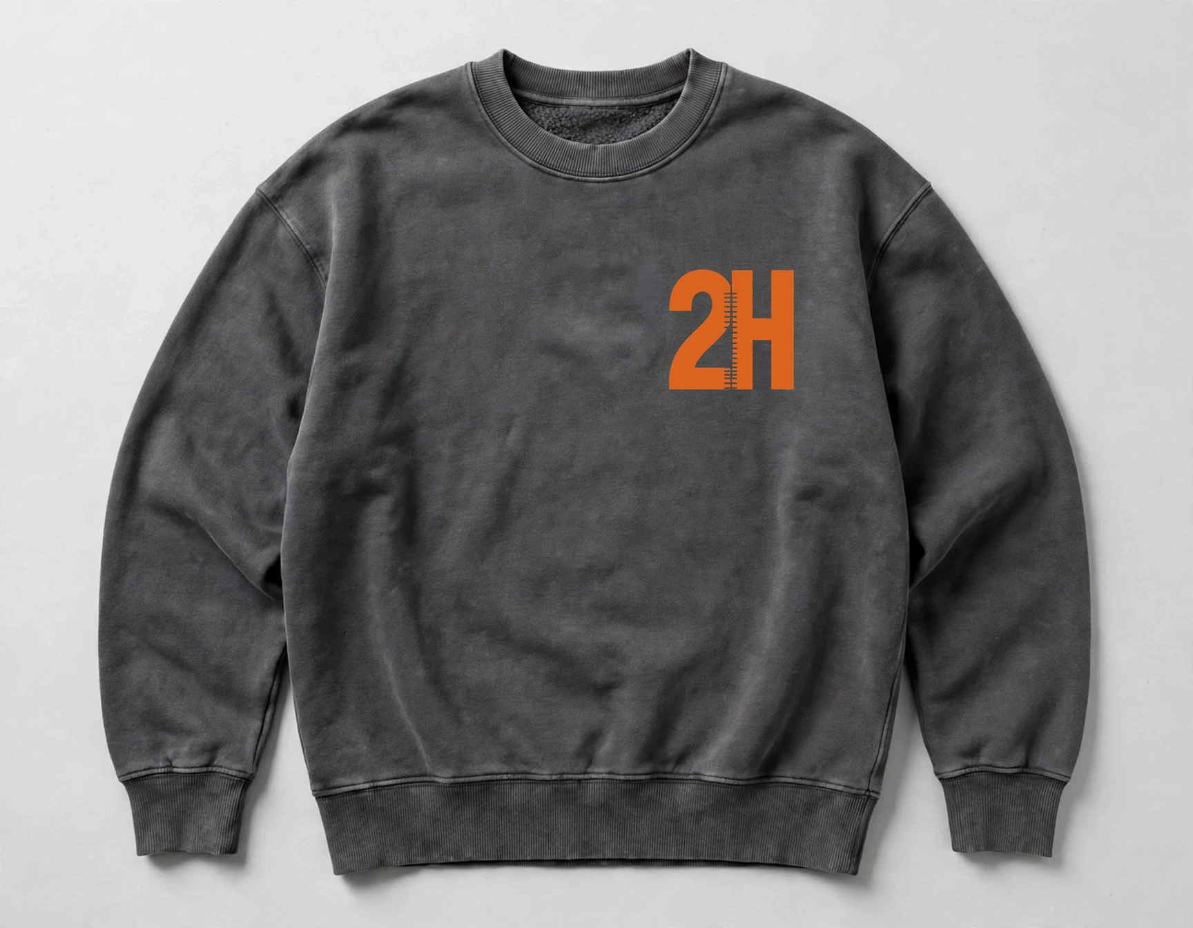 Crewneck in charcoal