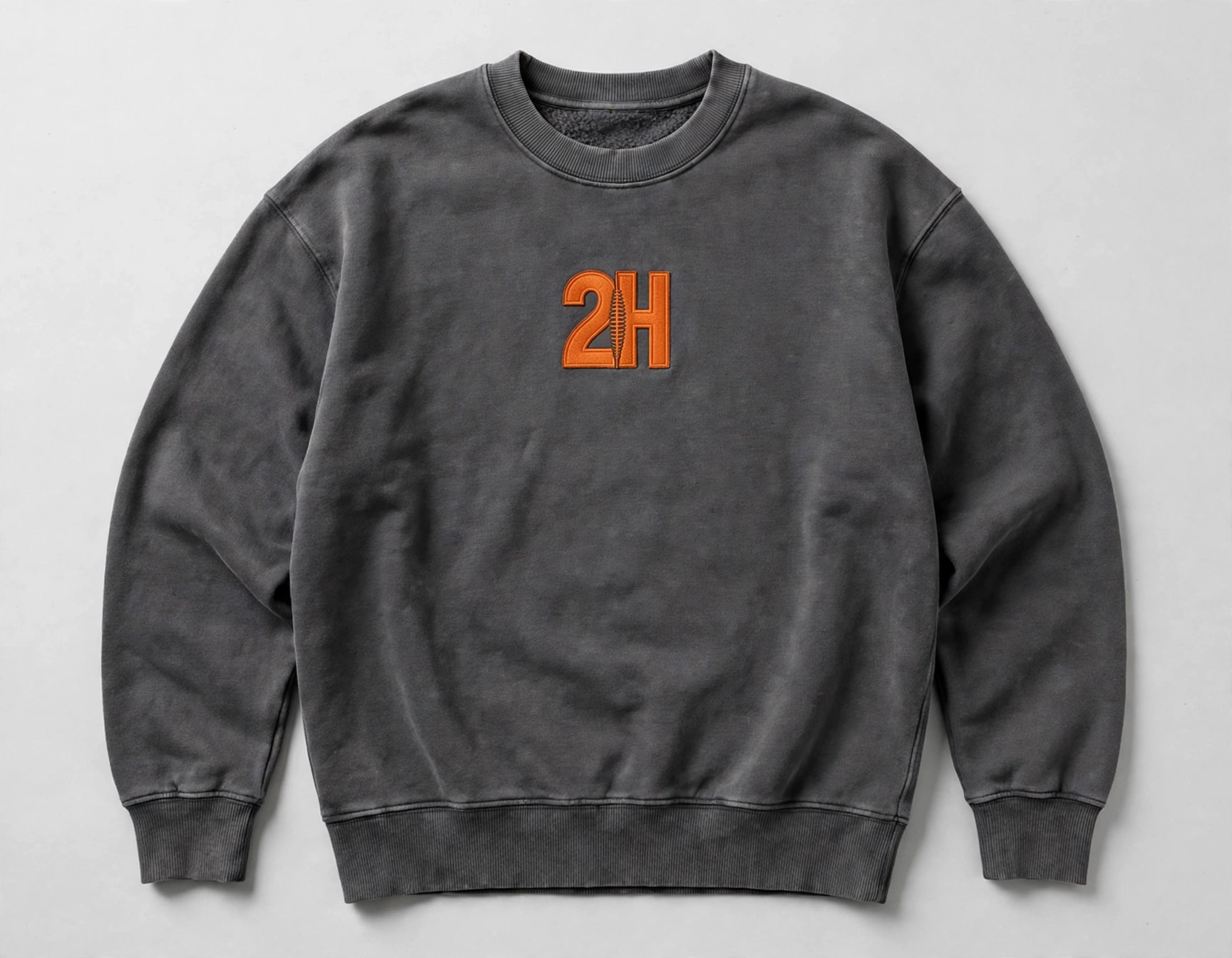 Crewneck in charcoal